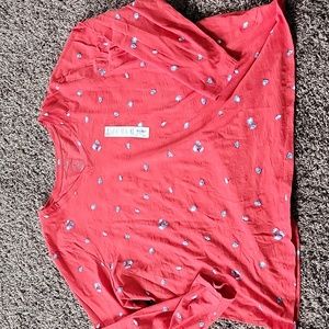 Sonoma floral everyday tee NWT